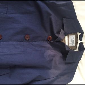 Charles Tyrwhitt Size M Slim Fit Blue top coat